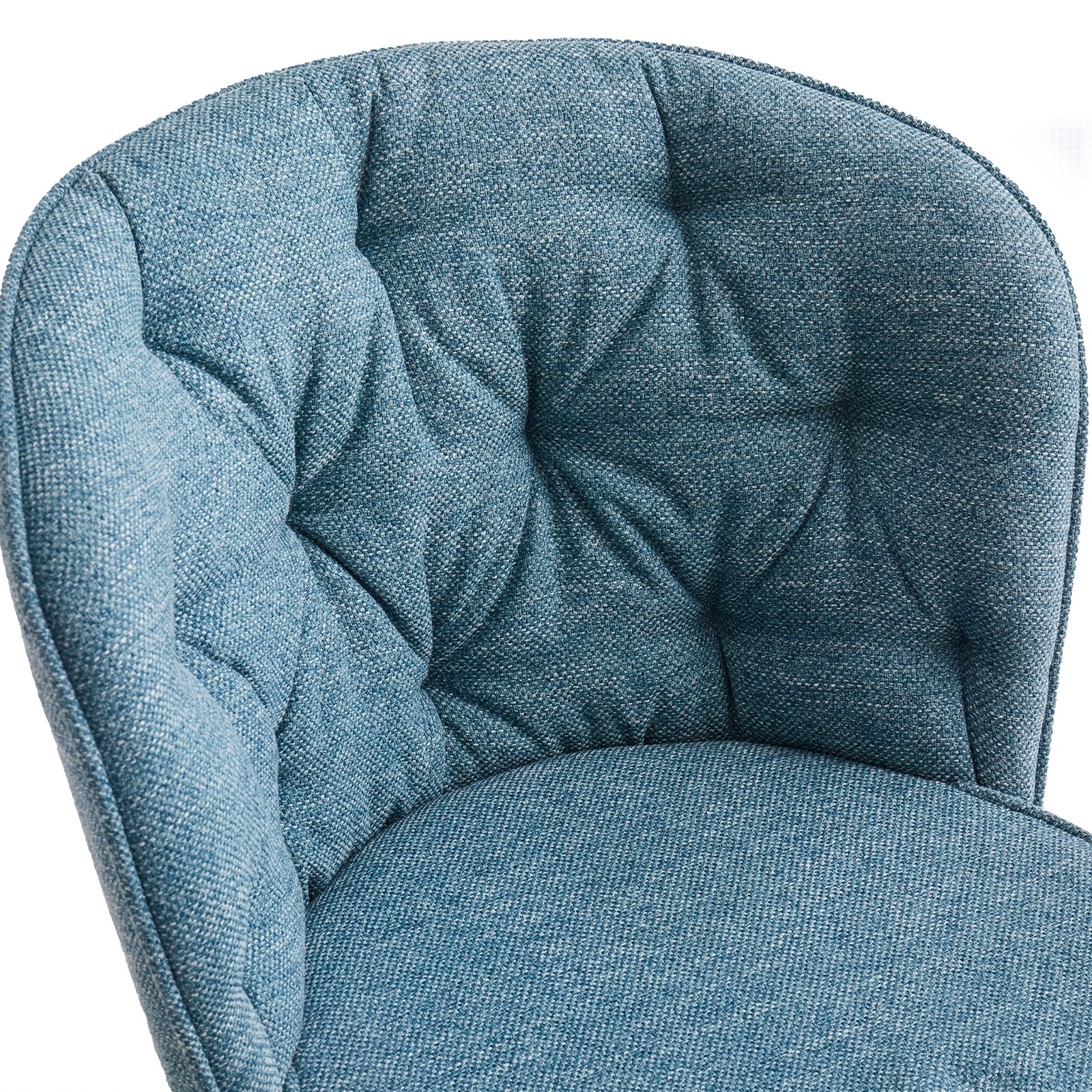 Modern Fabric Dining Chairs Set of 2/4 with Padded Seat & High Back - Image 12