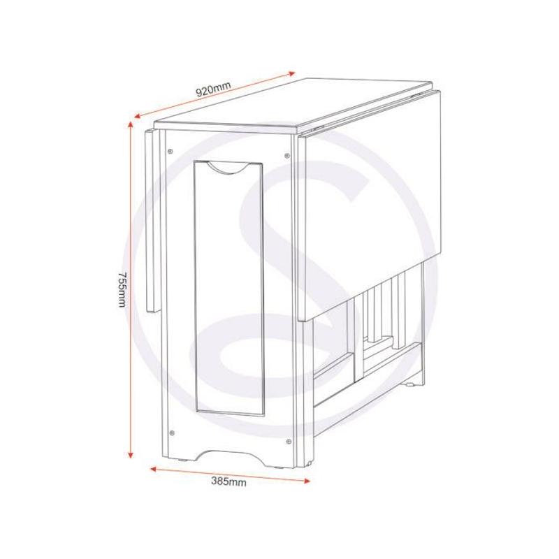 Folding Drop Leaf Butterfly Dining Table Set 4 Chairs Sage Green Pine. - Image 11