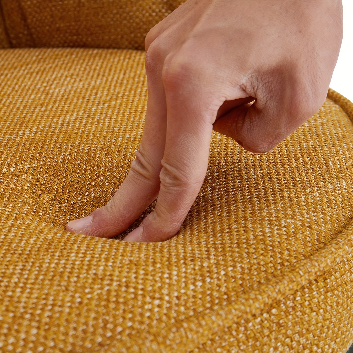 Modern Fabric Dining Chairs Set of 2/4 with Padded Seat & High Back - Image 14