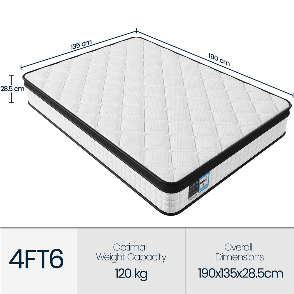 Costoffs Memory Foam & Pocket Spring Hybrid Mattress – Single/Double - Image 5